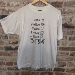 Vintge Bill Clinton t shirt